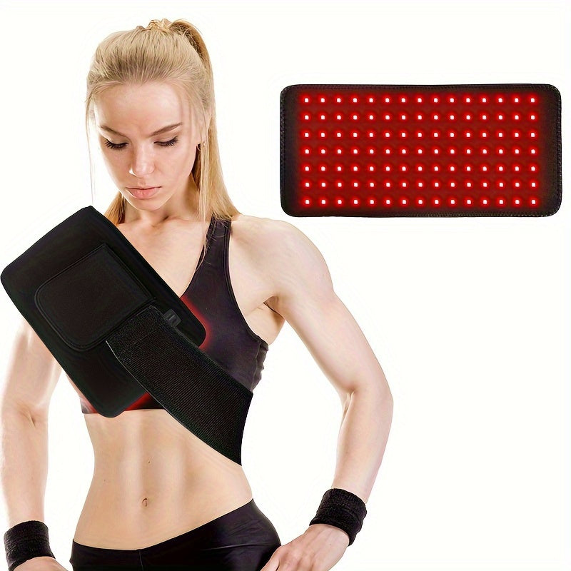 Red Light Therapy Pad For Body Pain NIR Deep Therapy For Back Knee Hands Feet Relief Portable 660nm 850nm Home Heating Light Therapy Wrap Belt Gift For Women Men