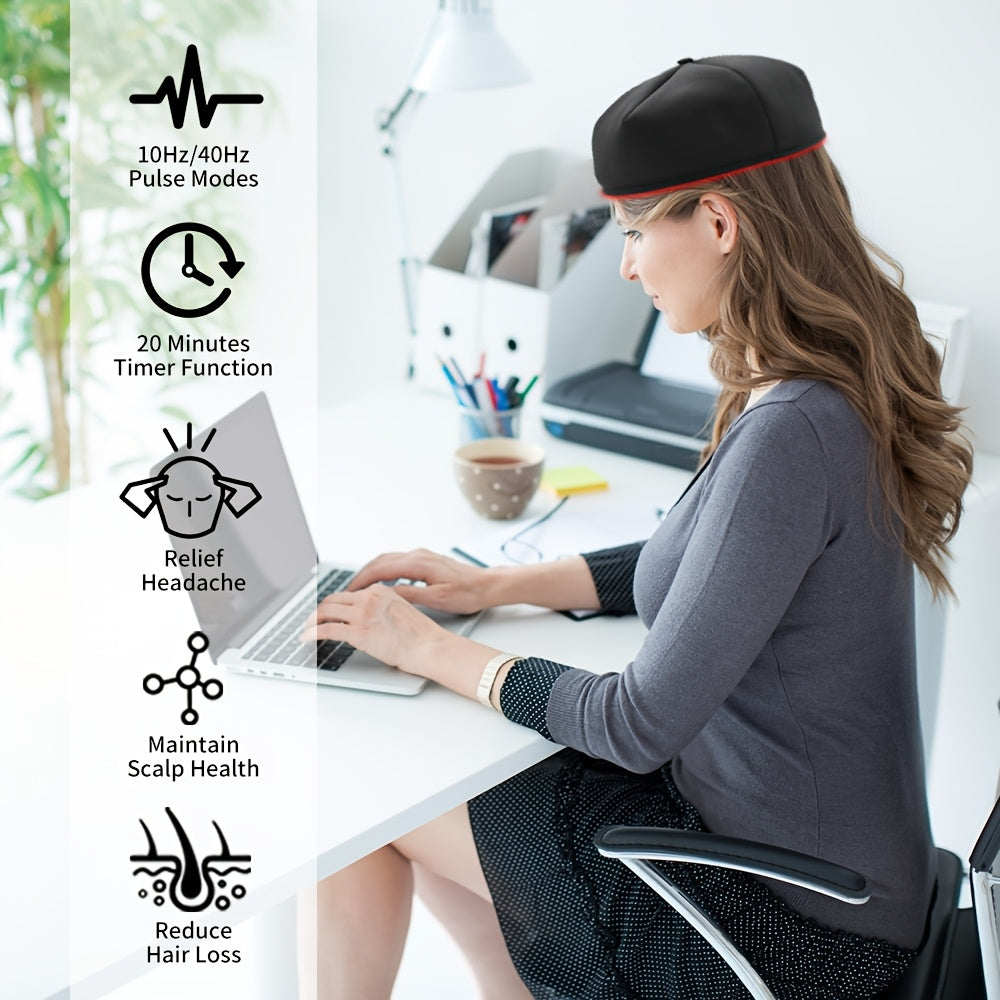 FDA cleared Hot Red Light Light Cap with 660nm and 830nm for Hair Re-growth Home Use red light medical grade