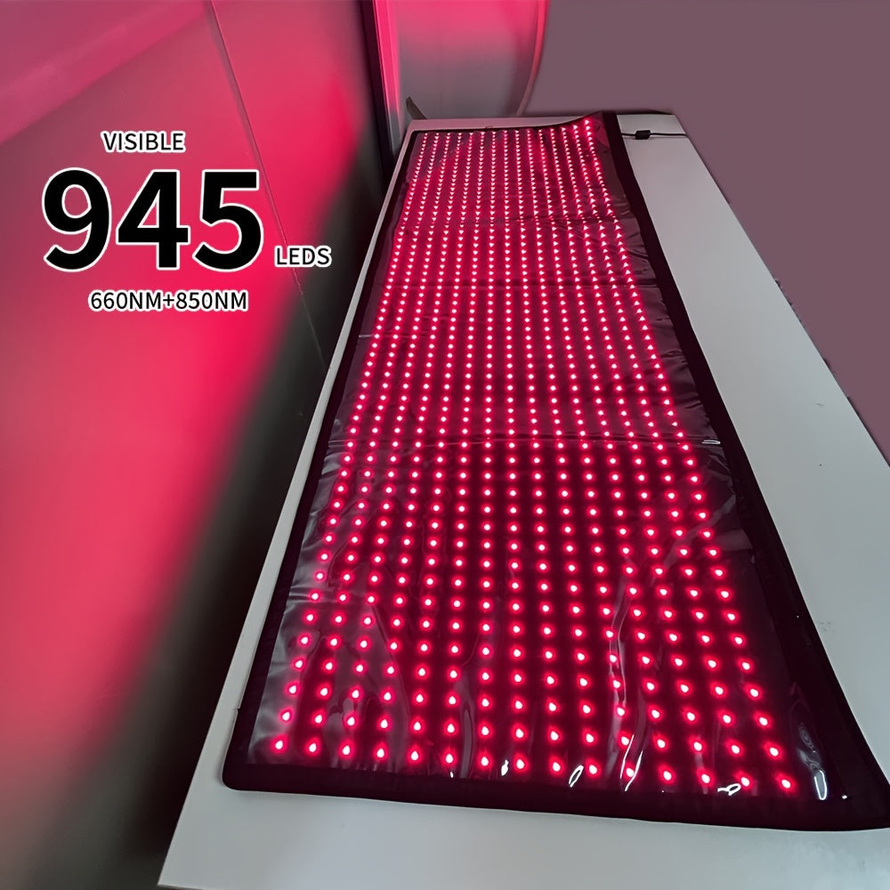 FDA cleared Red light Relax 63*23.6inch Big discount and Deal Red light Relax pad with 660nm and 850nm LED chips for whole body relief use local warehouse