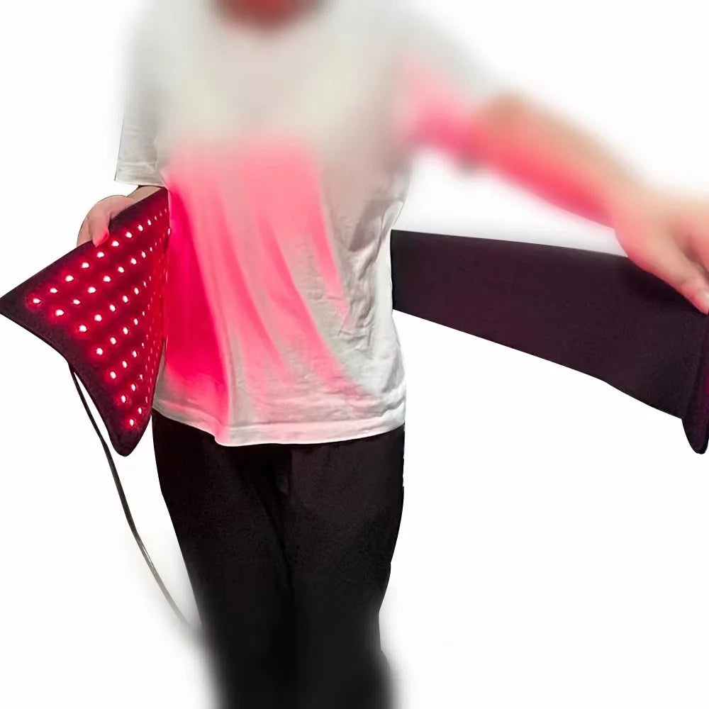 Red Light Therapy Belt Infrared LED Relax Devices for Body Back Knee Hands Feet Relief Portable 660nm 850nm Light Pad