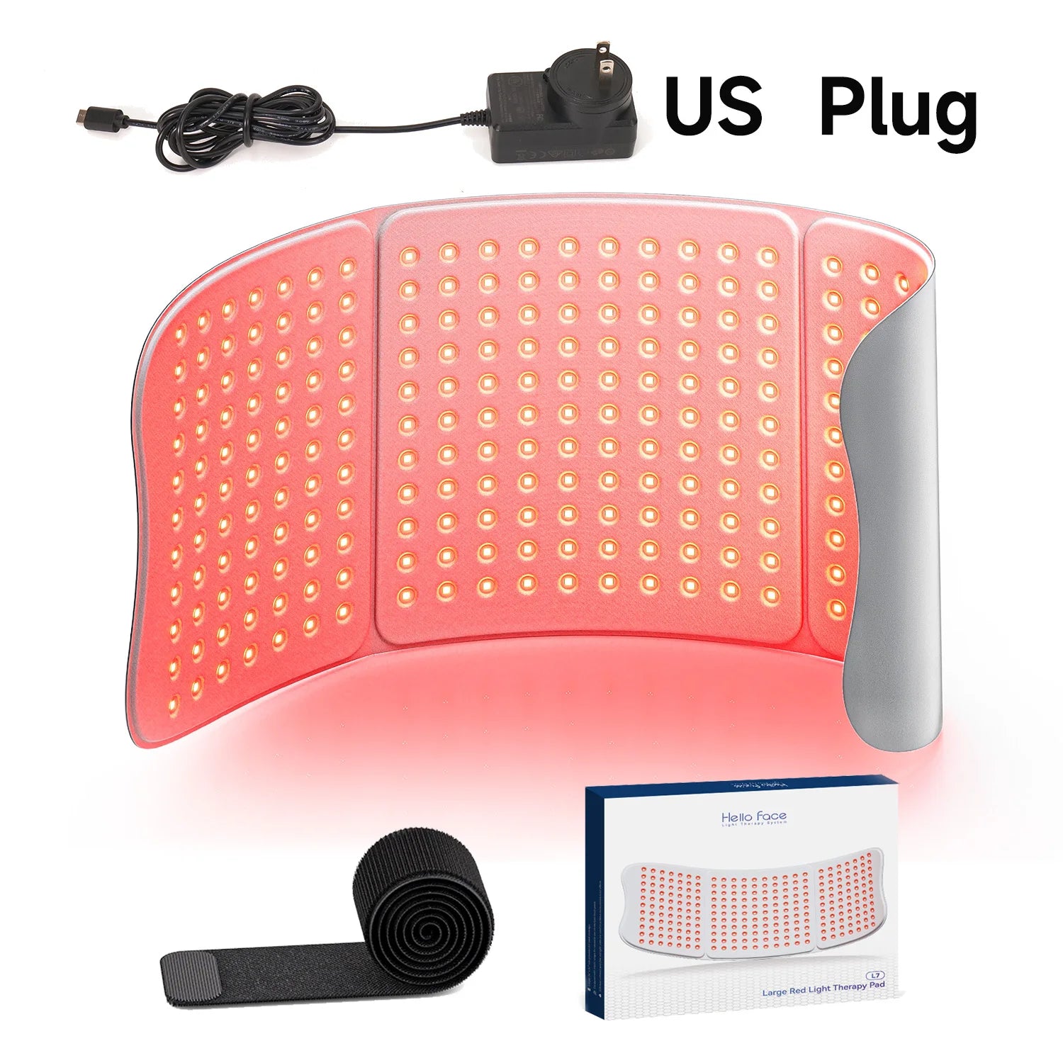 Large Red Light Therapy for Body 264 Triple-Chip LED Near Infrared 660nm & 850nm Red Light Therapy Mat 30'' x 12'' for Full Body