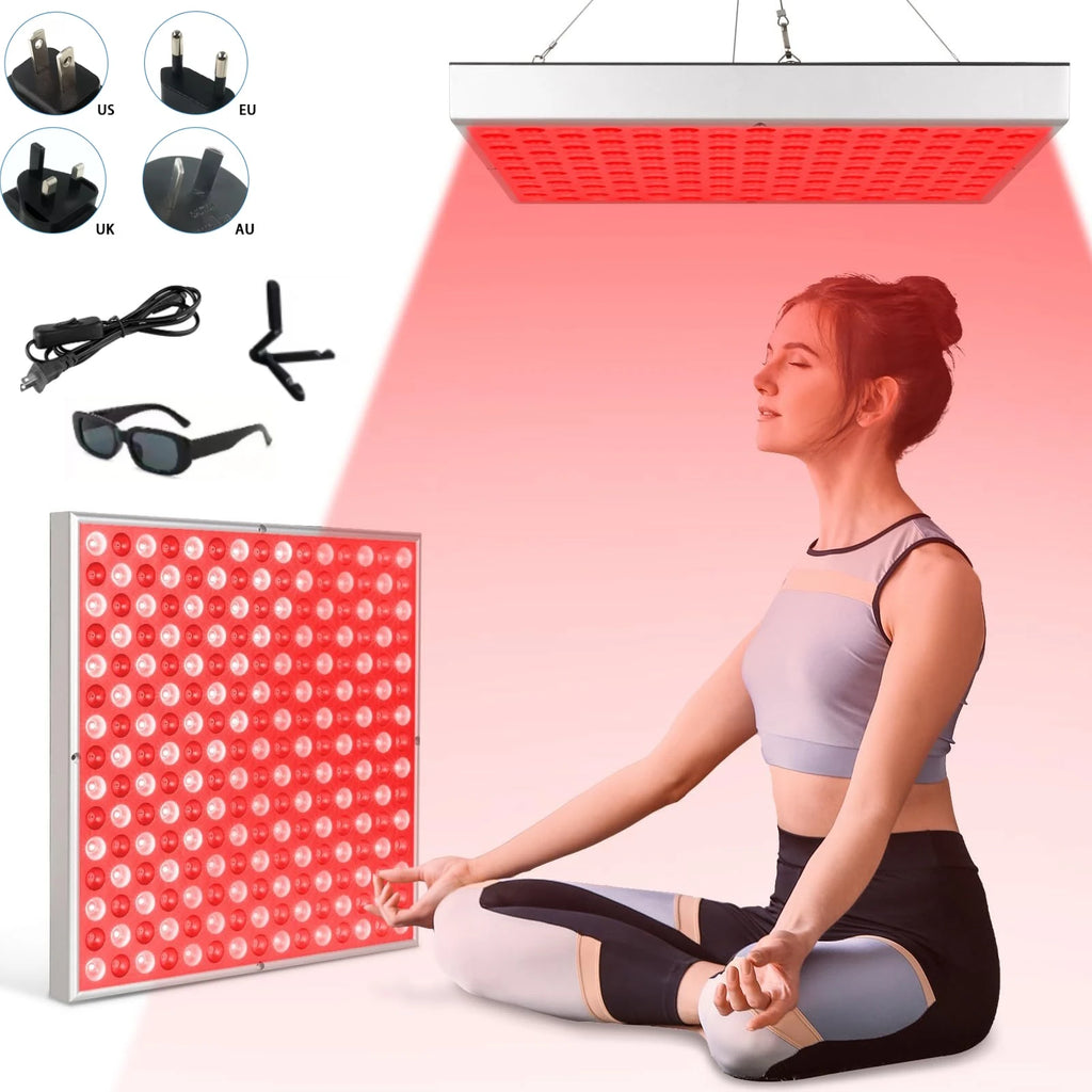 Red Light Therapy for Body Face, Red Light Panel Near Infrared 850nm and Deep Red 660nm for Pain Relief and Skin Improved
