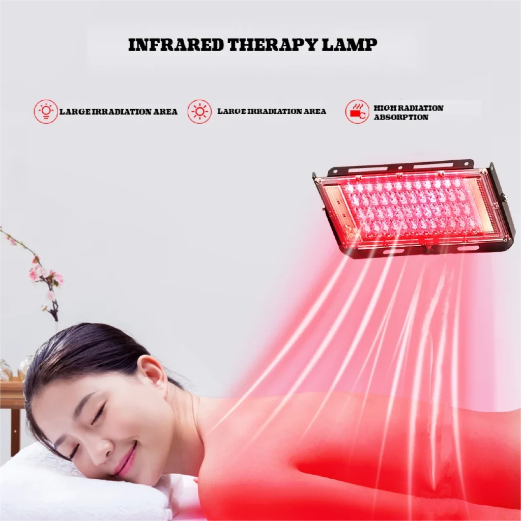 Red Light Therapy Lamp LED Infrared Light Therapy 660nm&850nm Near Infrared Light Device Full Body Pain Relief Skin Care Device