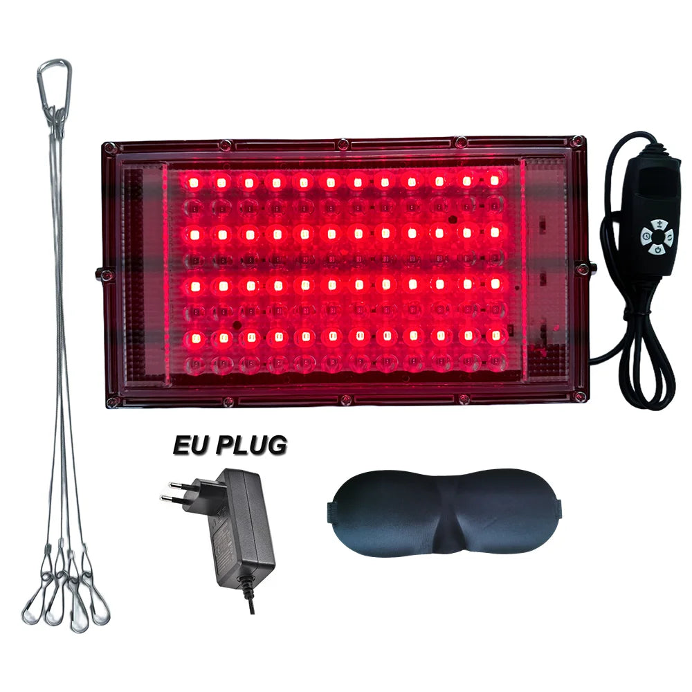 Red Light Therapy Lamp LED Infrared Light Therapy 660nm&850nm Near Infrared Light Device Full Body Pain Relief Skin Care Device
