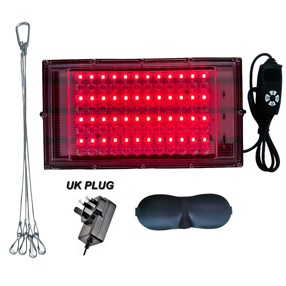 Red Light Therapy Lamp LED Infrared Light Therapy 660nm&850nm Near Infrared Light Device Full Body Pain Relief Skin Care Device
