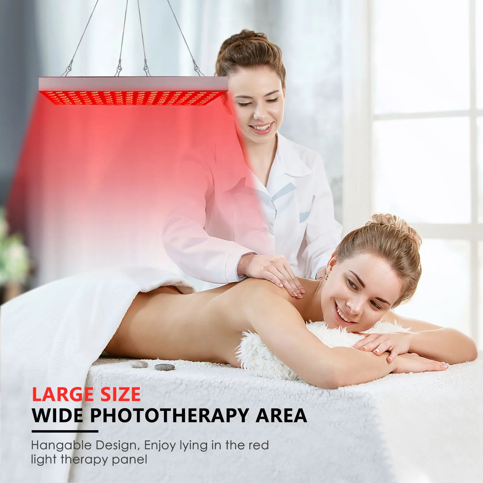 225pcs LED Red Light Panel Lamp For Facial Anti Aging Skin Care Beauty LED Light Body Pain Relief 850nm near infrared heating