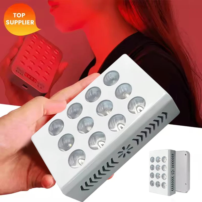 Near Infrared Red Light Therapy 660nm & 850nm Built-In Battery Led Light Therapy Panel for Pain Relief Skin Health 660Nm 850Nm