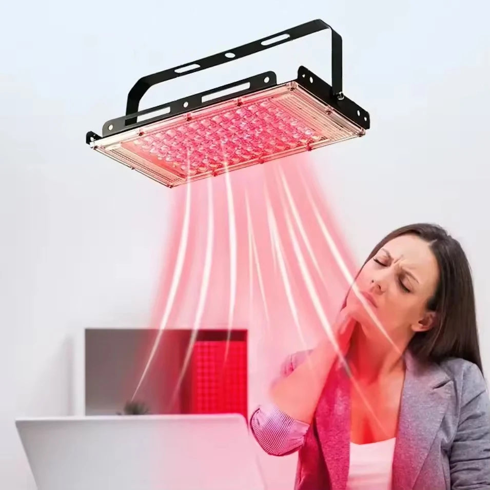 96 LEDs Red Light Therapy Lamp Infrared Light Therapy with Stand 660nm & 850nm NIR Light Device for Body Pain Relief Skin Care