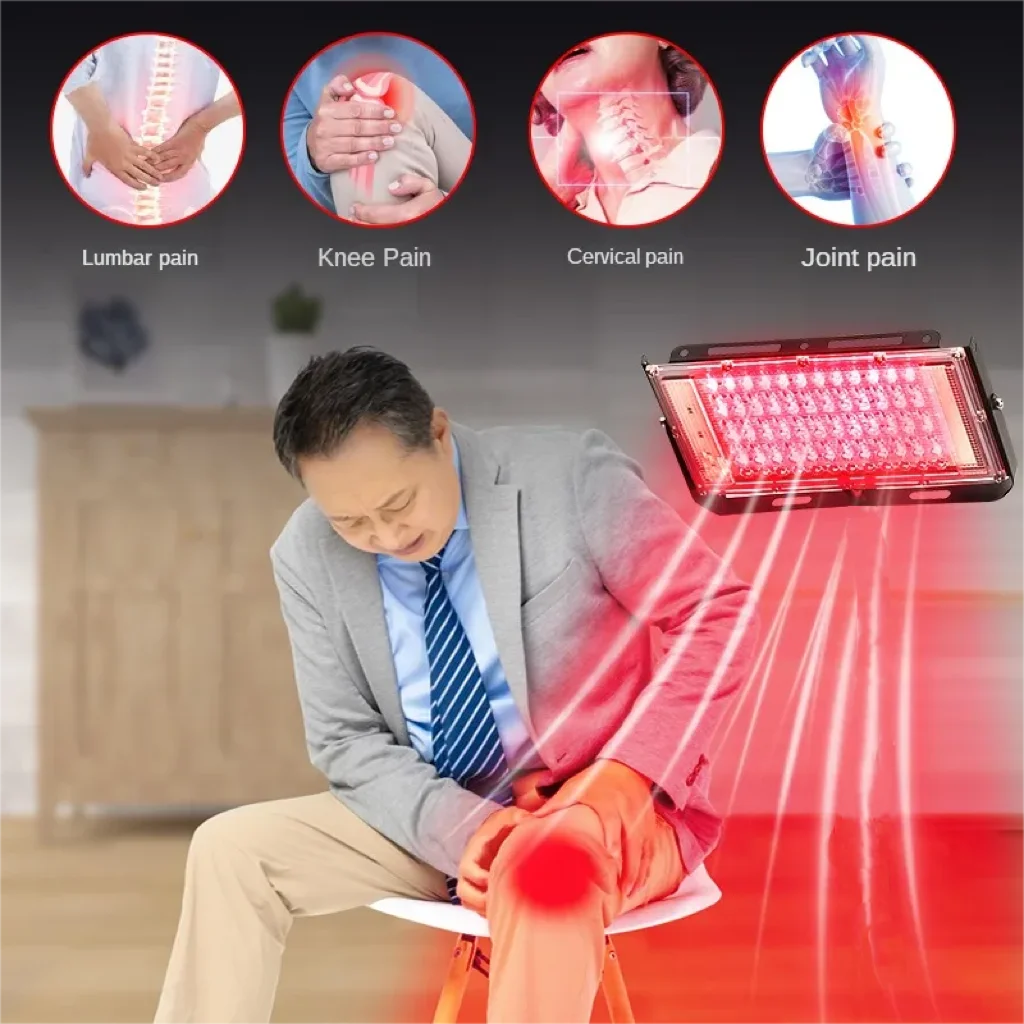 Red Light Therapy Lamp LED Infrared Light Therapy 660nm&850nm Near Infrared Light Device Full Body Pain Relief Skin Care Device