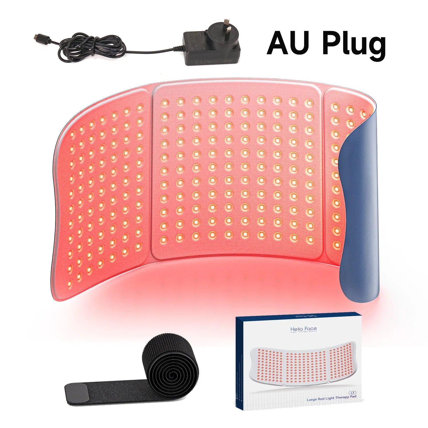 Large Red Light Therapy for Body 264 Triple-Chip LED Near Infrared 660nm & 850nm Red Light Therapy Mat 30'' x 12'' for Full Body