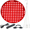 NEW Red Light Therapy Lamp LED Panel (Round)with Stand, 660 &850nm Near Infrared Light Combo,  for Pain Relief Body, Skin Beauty