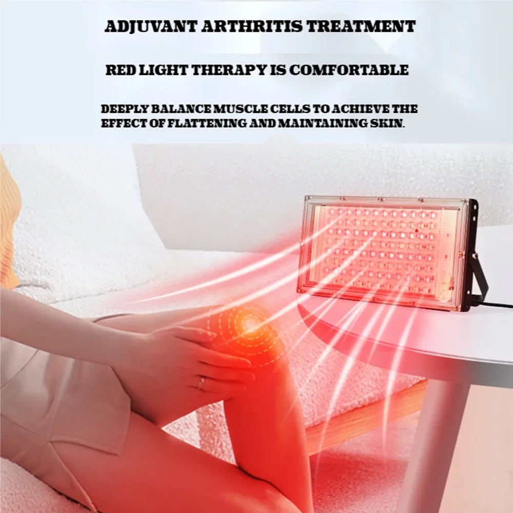 Red Light Therapy Lamp LED Infrared Light Therapy 660nm&850nm Near Infrared Light Device Full Body Pain Relief Skin Care Device