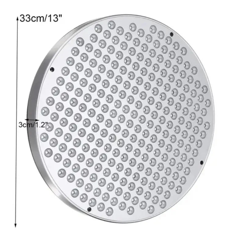 NEW Red Light Therapy Lamp LED Panel (Round)with Stand, 660 &850nm Near Infrared Light Combo,  for Pain Relief Body, Skin Beauty