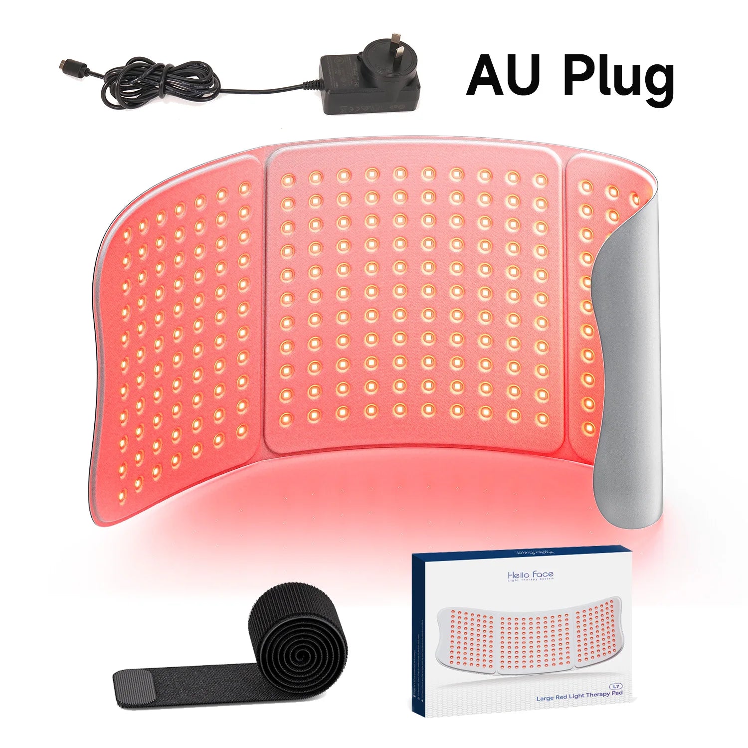 Large Red Light Therapy for Body 264 Triple-Chip LED Near Infrared 660nm & 850nm Red Light Therapy Mat 30'' x 12'' for Full Body