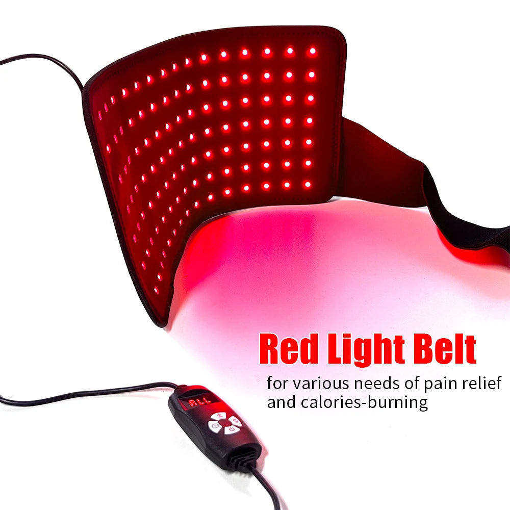 Red Light Therapy Belt Infrared LED Relax Devices for Body Back Knee Hands Feet Relief Portable 660nm 850nm Light Pad