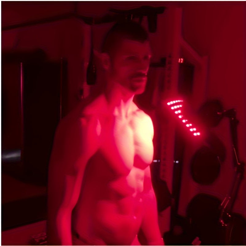 Cleared Red Light for Face and Body, Red Infrared Light Lamp with Stand LED 660nm Red Light-& 850nm Infrared Light Device for Body