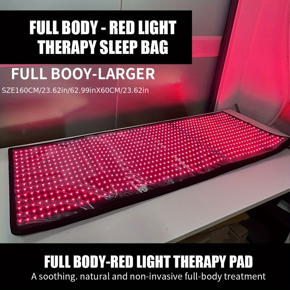 FDA cleared Red light Relax 63*23.6inch Big discount and Deal Red light Relax pad with 660nm and 850nm LED chips for whole body relief use local warehouse