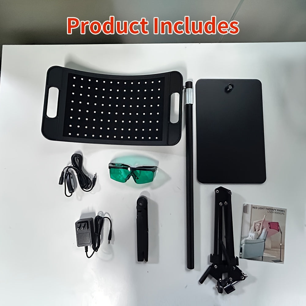 Red Light Therapy Lamp For Face Infrared Light Therapy Pad With Stand Led 660nm Red Light-Therapy & 850nm Infrared Red Light Therapy Device For Body Skin Health