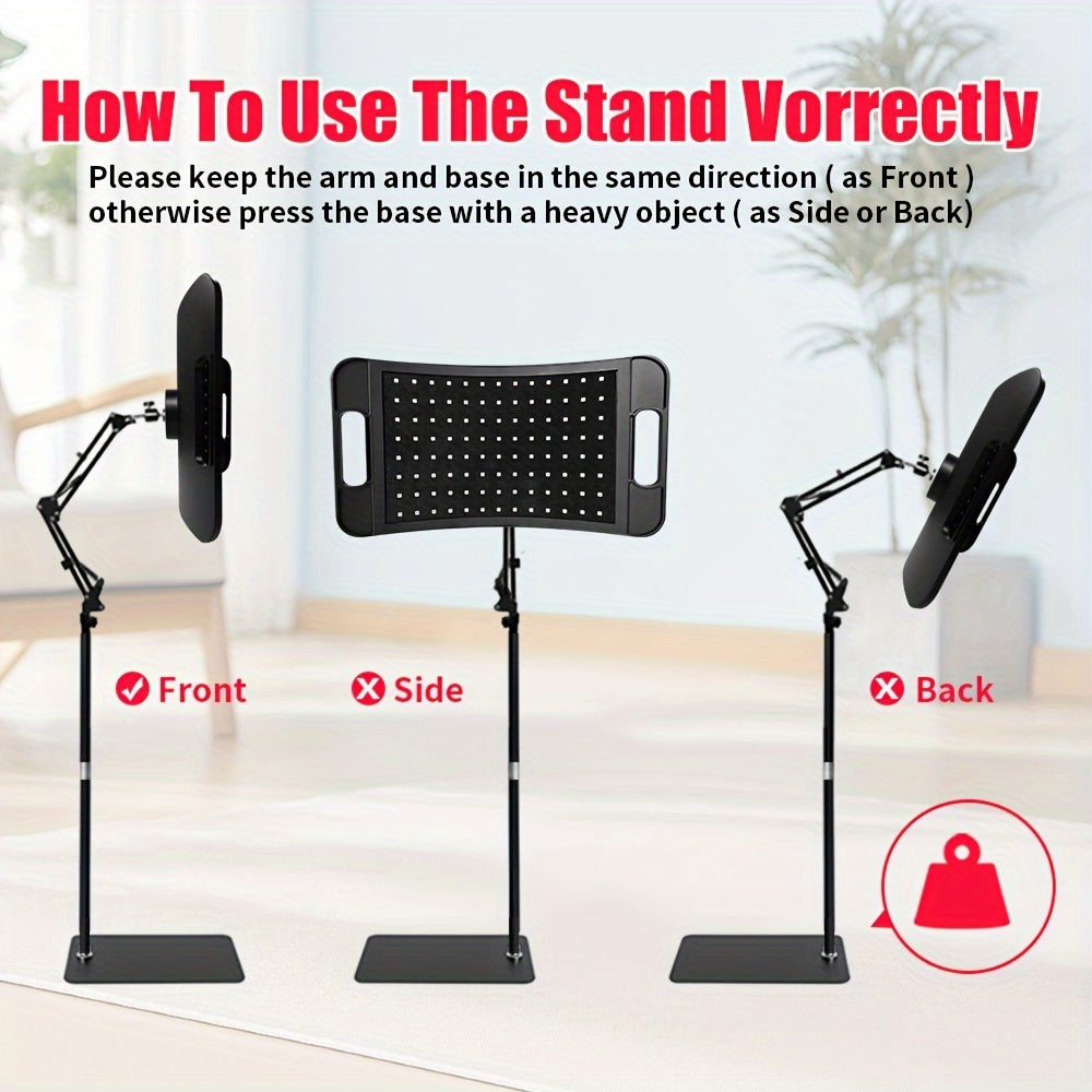 Cleared Red Light for Face and Body, Red Infrared Light Lamp with Stand LED 660nm Red Light-& 850nm Infrared Light Device for Body