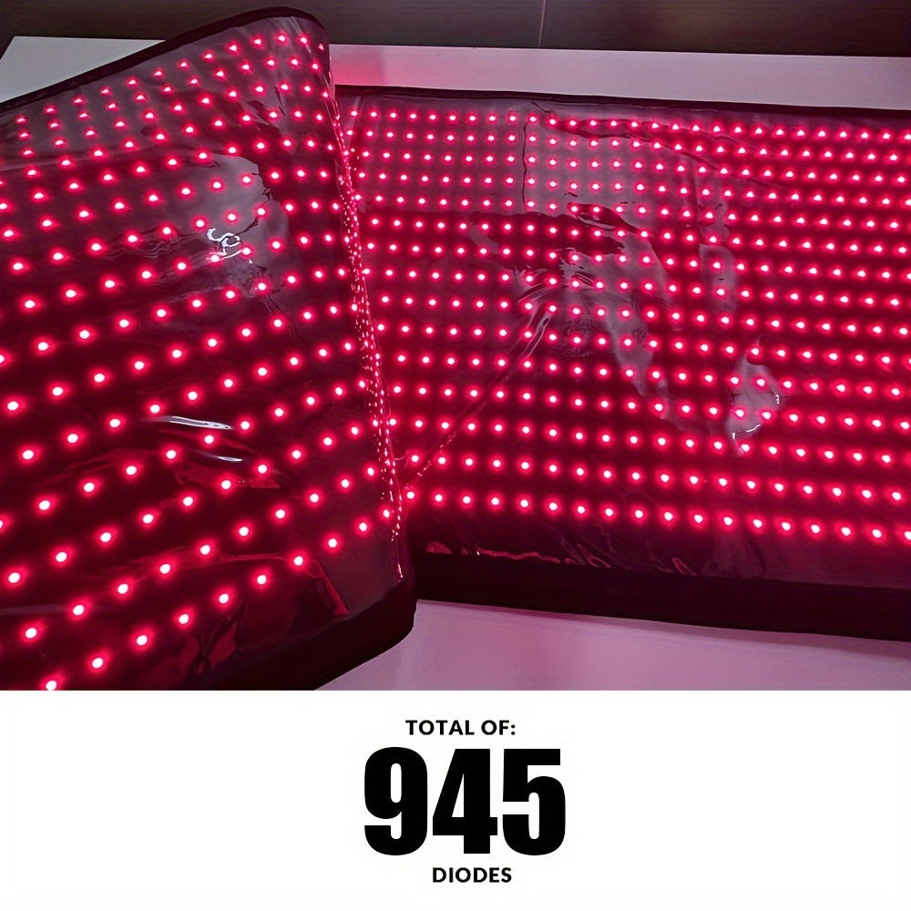 FDA cleared Red light Relax 63*23.6inch Big discount and Deal Red light Relax pad with 660nm and 850nm LED chips for whole body relief use local warehouse